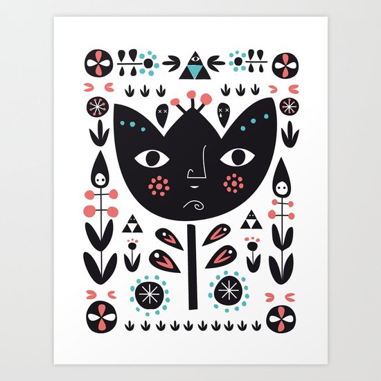 Folksy - Day Art Print