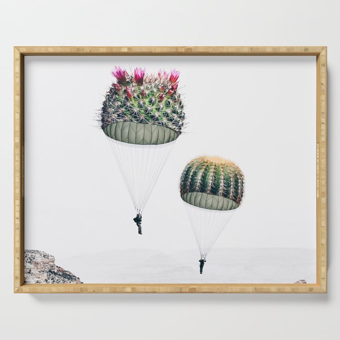Flying Cacti Serving Tray