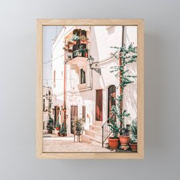 Italian Village Framed Mini Art Print