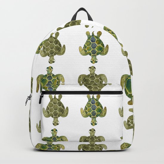 Wise Sea Turtle Backpacks