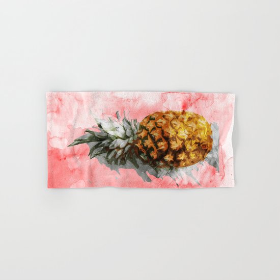 Pink Summer Hand & Bath Towel