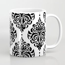 Black and White Damask Mug
