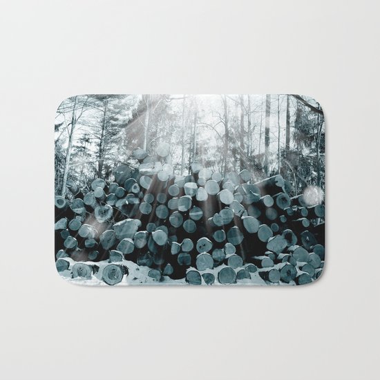 wood Bath Mat
