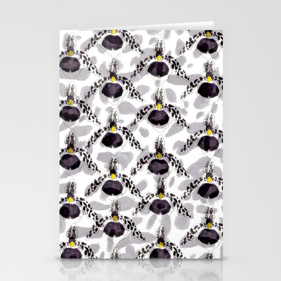 Orchid Pattern II Stationery Cards