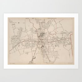 Vintage Map of Brockton MA (1891) Art Print | Brockton, Bocktoncityatlas, Mapofbrockton, Brocktonmamap, Brocktonmahistory, Mapofbrocktonma, Brocktonatlas, Oldbrocktonmap, Atlasofbrockton, Brocktongeography 