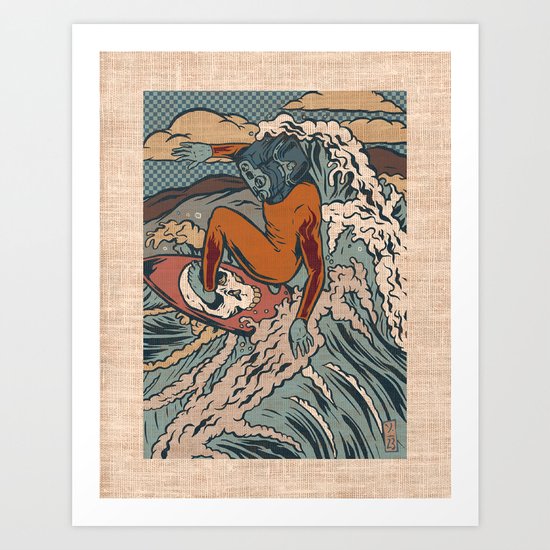 Media Surf Art Print