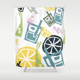 Cocktail Shower Curtain