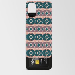 Modern abstract weave pattern – purple Android Card Case