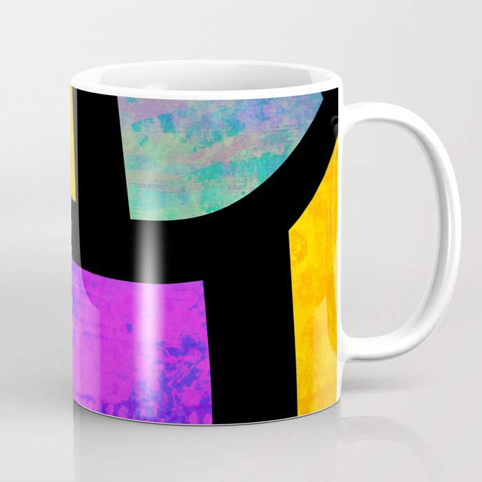 All The Right Angles Abstract Art Coffee Mug By Itaya Society6