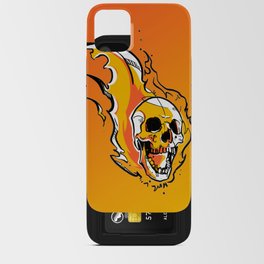 Red Hot Skull iPhone Card Case