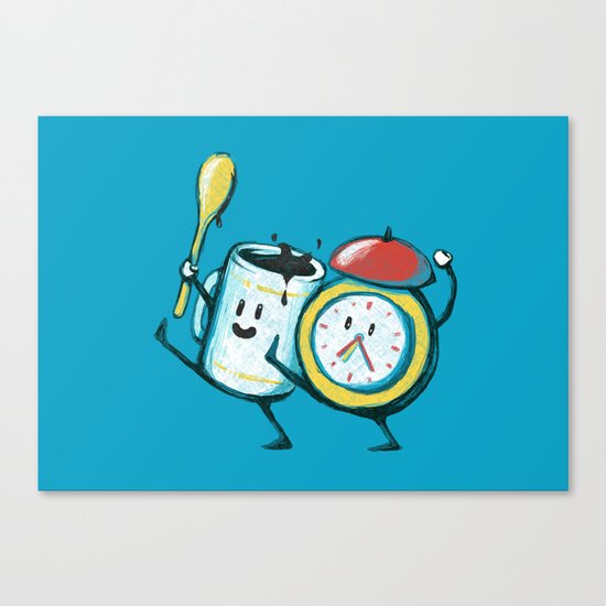 Wake up! Wake up! Canvas Print