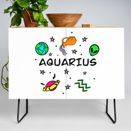 Aquarius Doodles Credenza