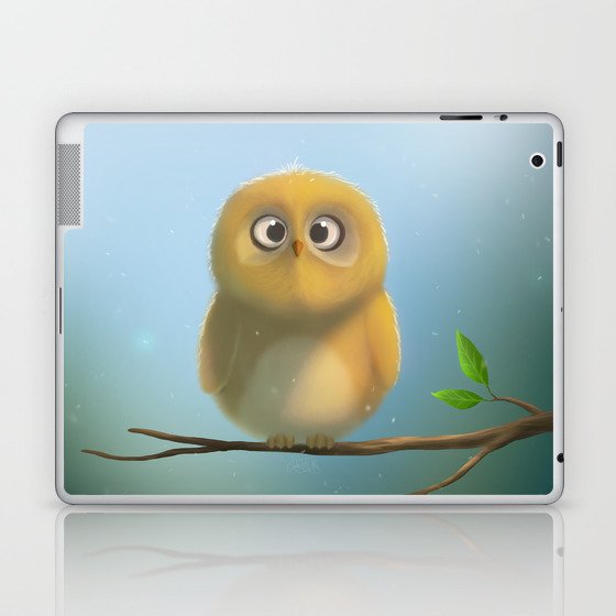 Little owl is looking at you :D Laptop & iPad Skin