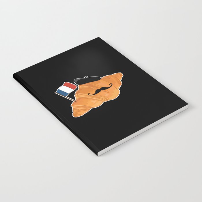 Croissant France Lover Funny French Food Notebook
