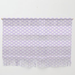 Large White Spots on Pale Lilac Pastel Wall Hanging