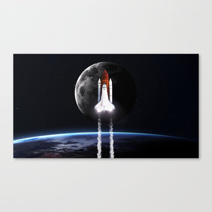 Space shuttle Canvas Print