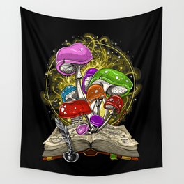 Fairy Magic Mushrooms  Wall Tapestry