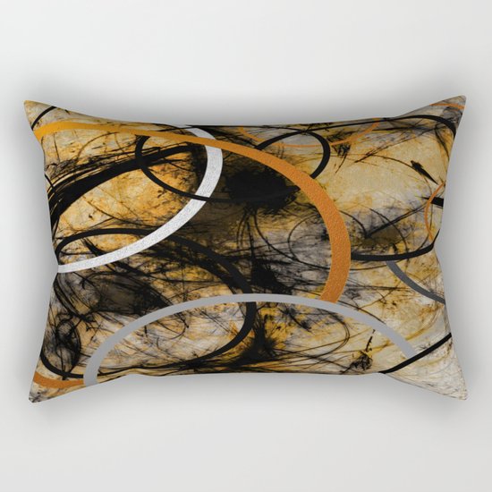 Rustic Hypnosis Rectangular Pillow