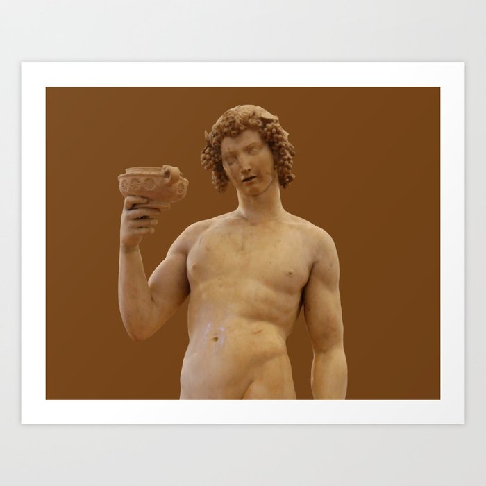 Michelangelo Buonarroti "Bacchus" Art Print