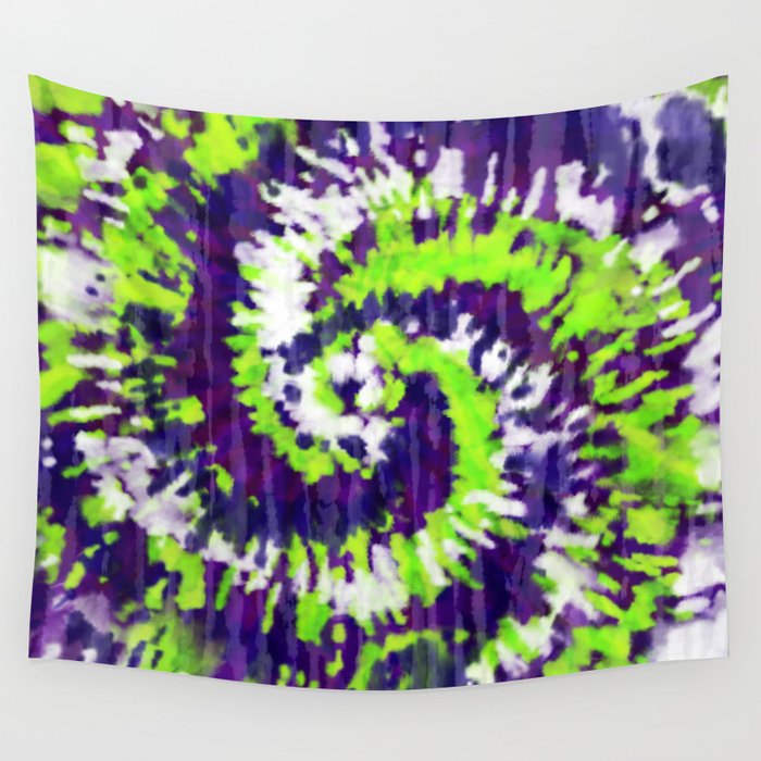 Purple and top green tapestry