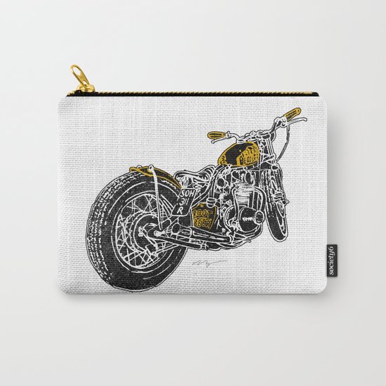 "Rootbeer Bobber" Custom Motorcycle Carry-All Pouch
