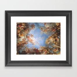 Fresco in the Palace of Versailles Framed Art Print