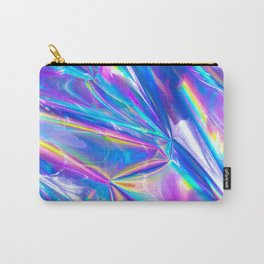 Just A Hologram Carry-All Pouch | Purple, Rainbow, Green, Iridescent, Pink, Pattern, Yellow, Abstract, Pop Art, Fairy 