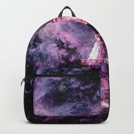 Paris Dreams Muted Pink Lavender Periwinkle Backpack