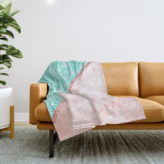 Rose colored throw blanket outlet