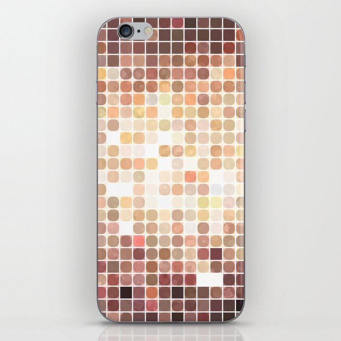 abstract background. gold mosaic. illustration digital. iPhone Skin
