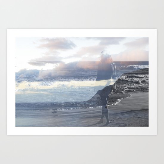 Into the Wave Art Print
