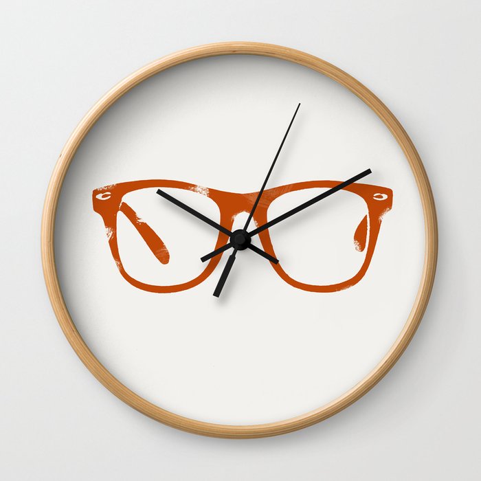 Glasses Wall Clock