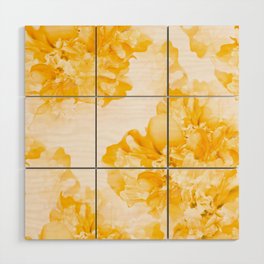 Beautiful Peony Flowers White Background #decor #society6 #buyart Wood Wall Art