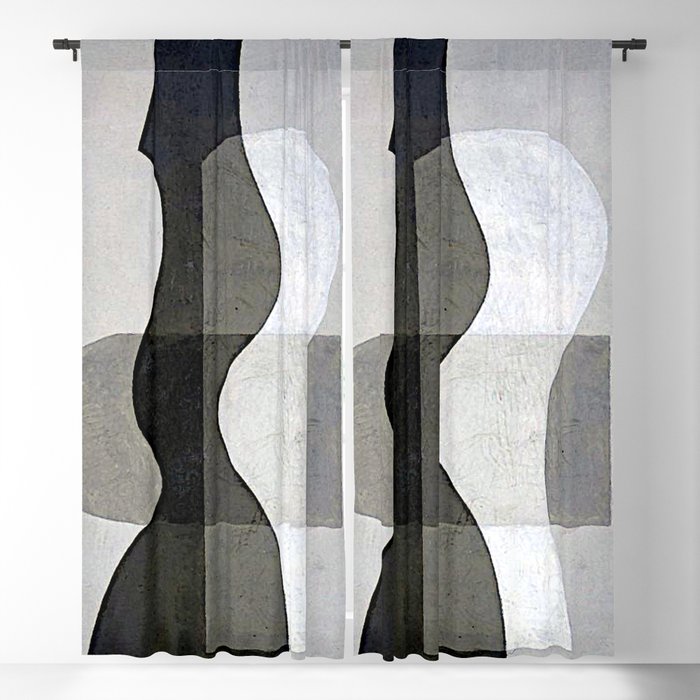 Jessica Dismorr Superimposed Forms Blackout Curtain