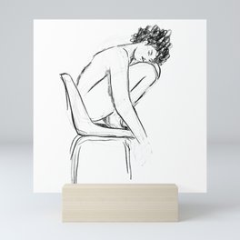 Chair Sketch Mini Art Print
