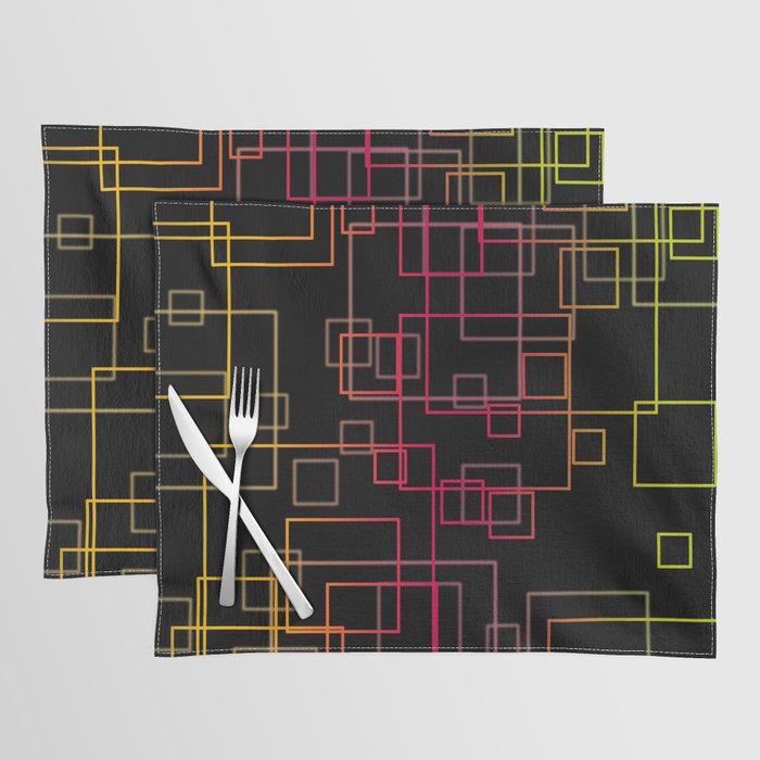 Abstract Squared Placemat