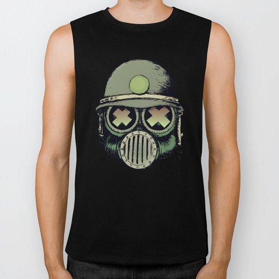 War Skull Biker Tank