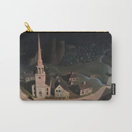Midnight Ride of Paul Revere by Grant Wood, Boston, Massachusetts landscape painting Carry-All Pouch