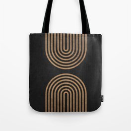 Perfect Equilibrium - Geometric Minimal - Black 2 Tote Bag