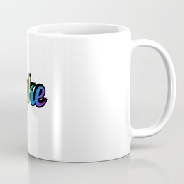 Dyke - rainbow gradient Coffee Mug