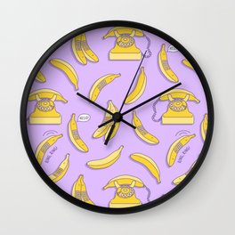 Banana Phone Wall Clock
