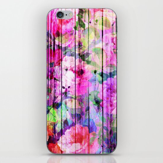 Flowers in the Wood iPhone & iPod Skin