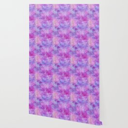 Purple Pink Galaxy Painting Wallpaper