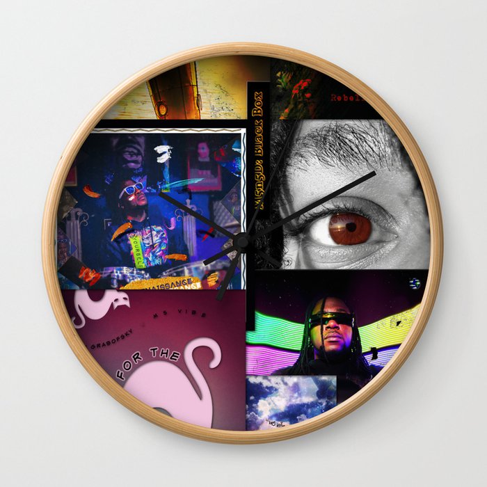 m5vibe Discography Wall Clock