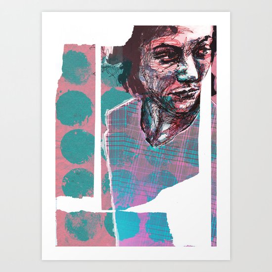 Il payait sans sourciller. Art Print
