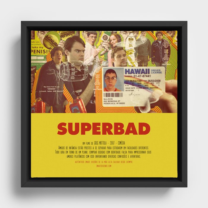 Superbad - Greg Mottola Framed Canvas