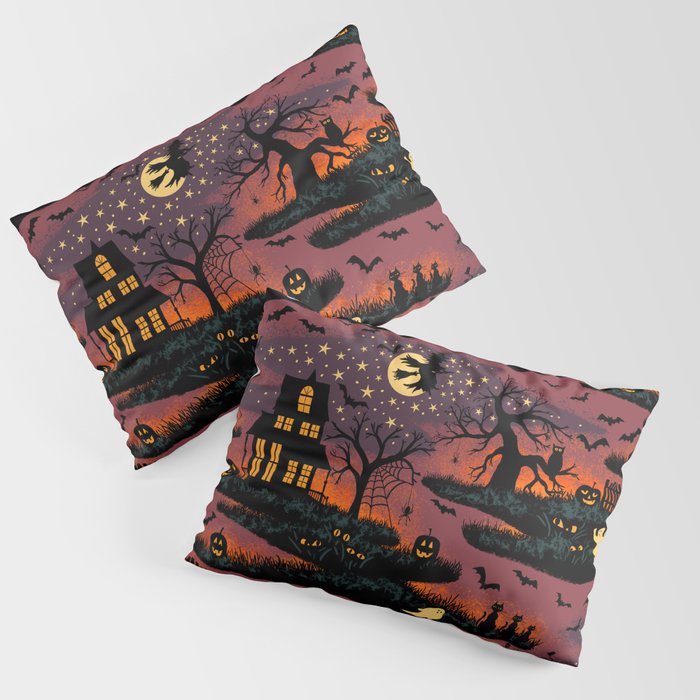 Halloween Night - Bonfire Glow Pillow Sham