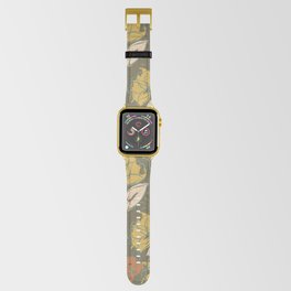 Spicy Mustard Poppies Apple Watch Band
