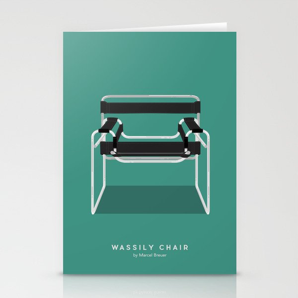 Wassily Chair - Marcel Breuer Stationery Cards