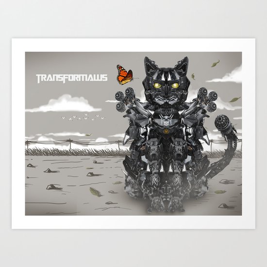 Transformaws Art Print